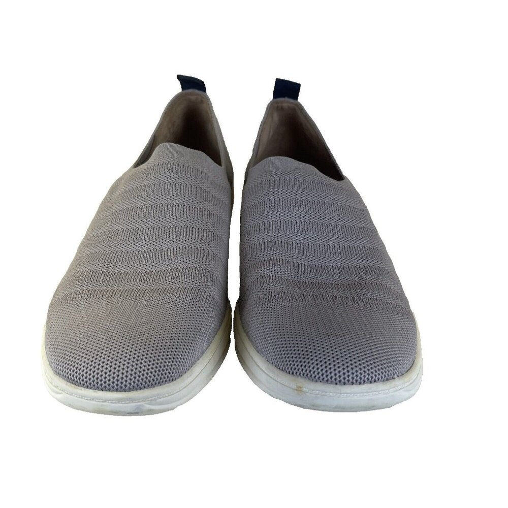 LifeStride Womens Energy Knit gray Slip-on Sneakers US 11W Comfort Breathable